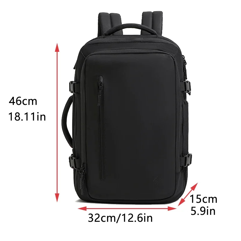 Airback Expandable Airbag Backpac Men 60L Waterproof Laptop Business Bag Vacuum Compression Storage Travel Backpack Luggage Bag