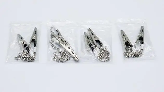 20pcs Oral Dental Supplies Material Scarf Clip/Napkin Holders/Spring Rope Dentistry Material Napkin Holders Dental Tools