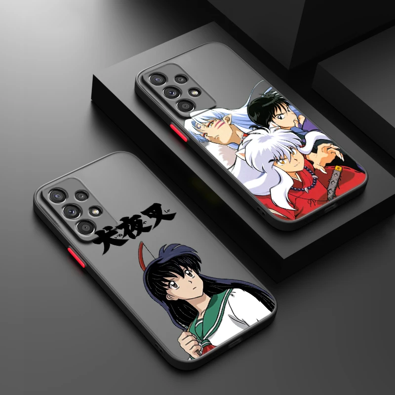 Inuyasha Sesshoumaru For Samsung A91 A71 A51 A42 A41 A31 A21S A14 A04 A13 A12 A11 Lite Frosted Translucent Phone Case