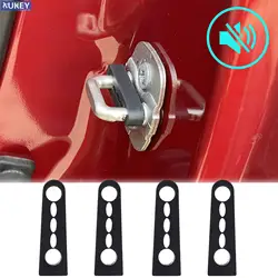 Door Lock Buffer Damper For Nissan Qashqai X-Trail Tiida Juke Note Rogue NV200 Murano Deaf Creaking Noise Seal Stopper Deadener