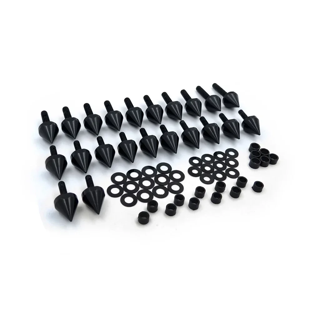 for 2003-2006 Kawasaki Ninja Zx6R Zx 636 Zx6Rr Motorcycle Gadget & Screws Motorbike Parts Black Fairing Bolts Kit