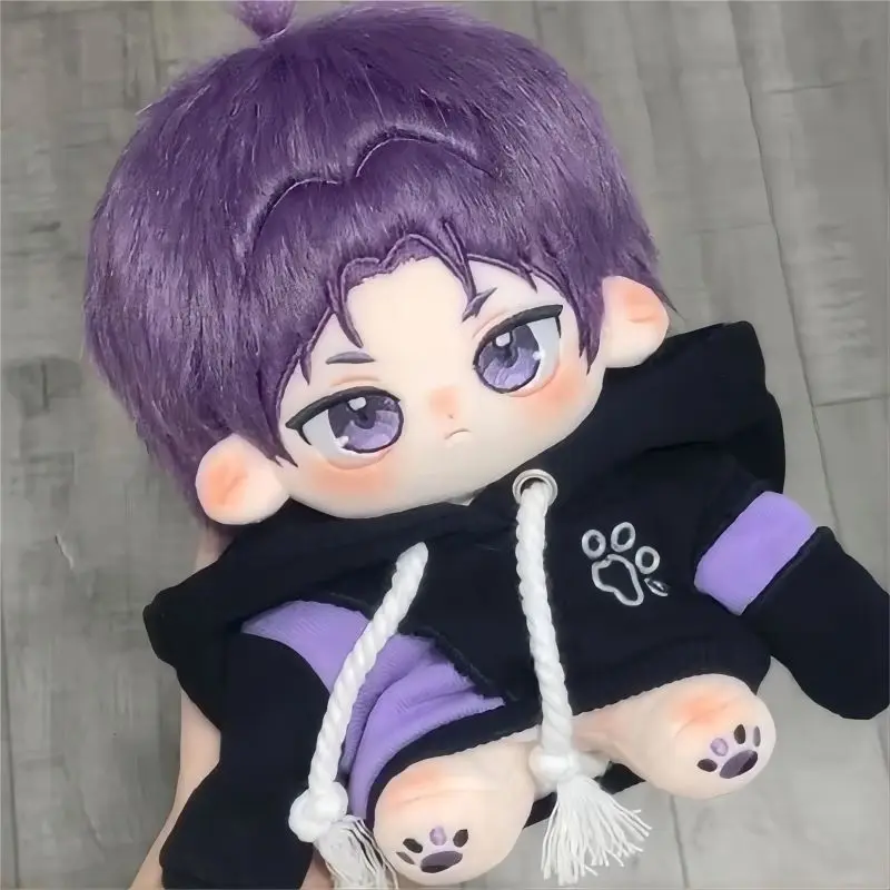 

Stuffed 20cm Mikage Reo Cotton Doll Anime Blue Prison Plush Puppet Toys for Children Adult Kawaii Version Collectible Gift Dolls