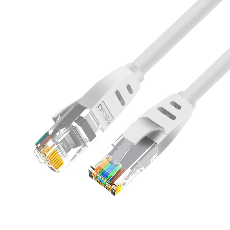 Cat 6 Ethernet Cable Flat Head 10Ft 10Gbps RJ45 Internet Cable For PC/Switch/TV Box/Printer