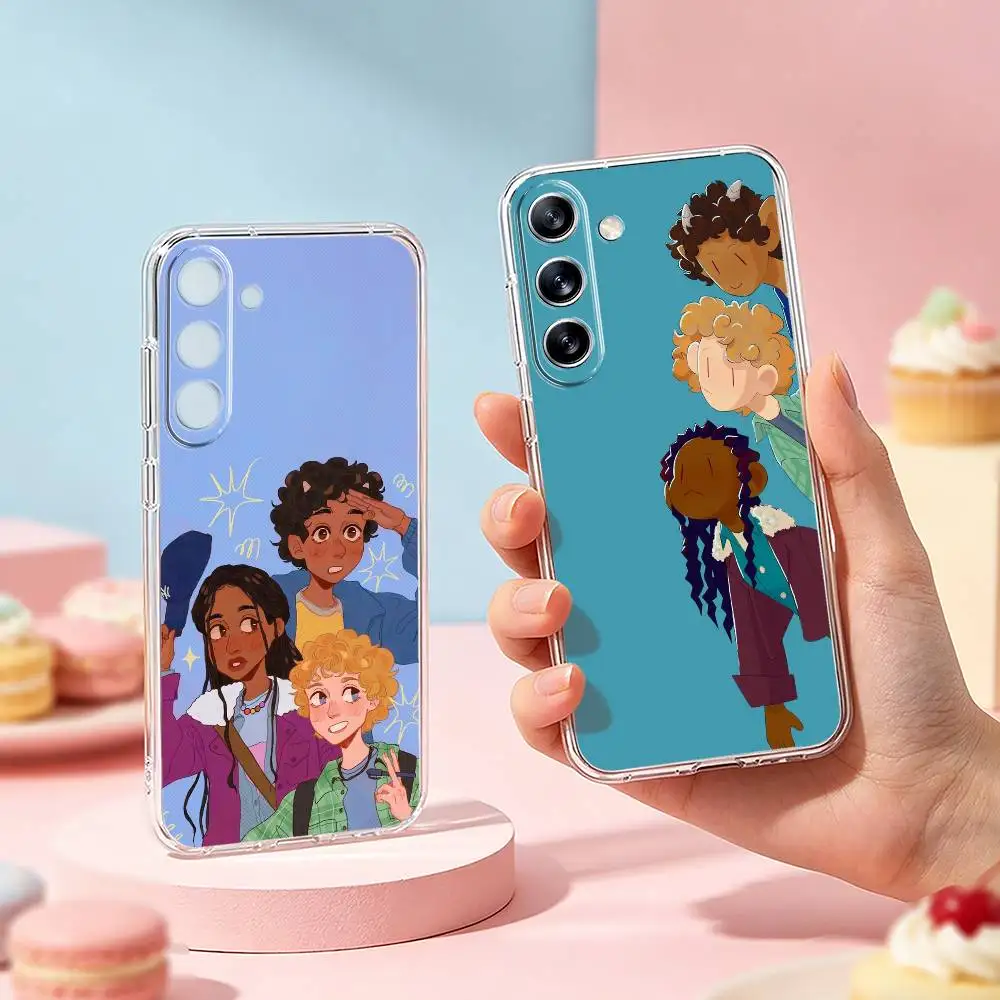 G-Grover P-Percy A-Annabeth    Phone Case For Samsung Galaxy A91,80,73,72 ,71,53,52,32 ,31,22,21s,20,Transparent Soft Case