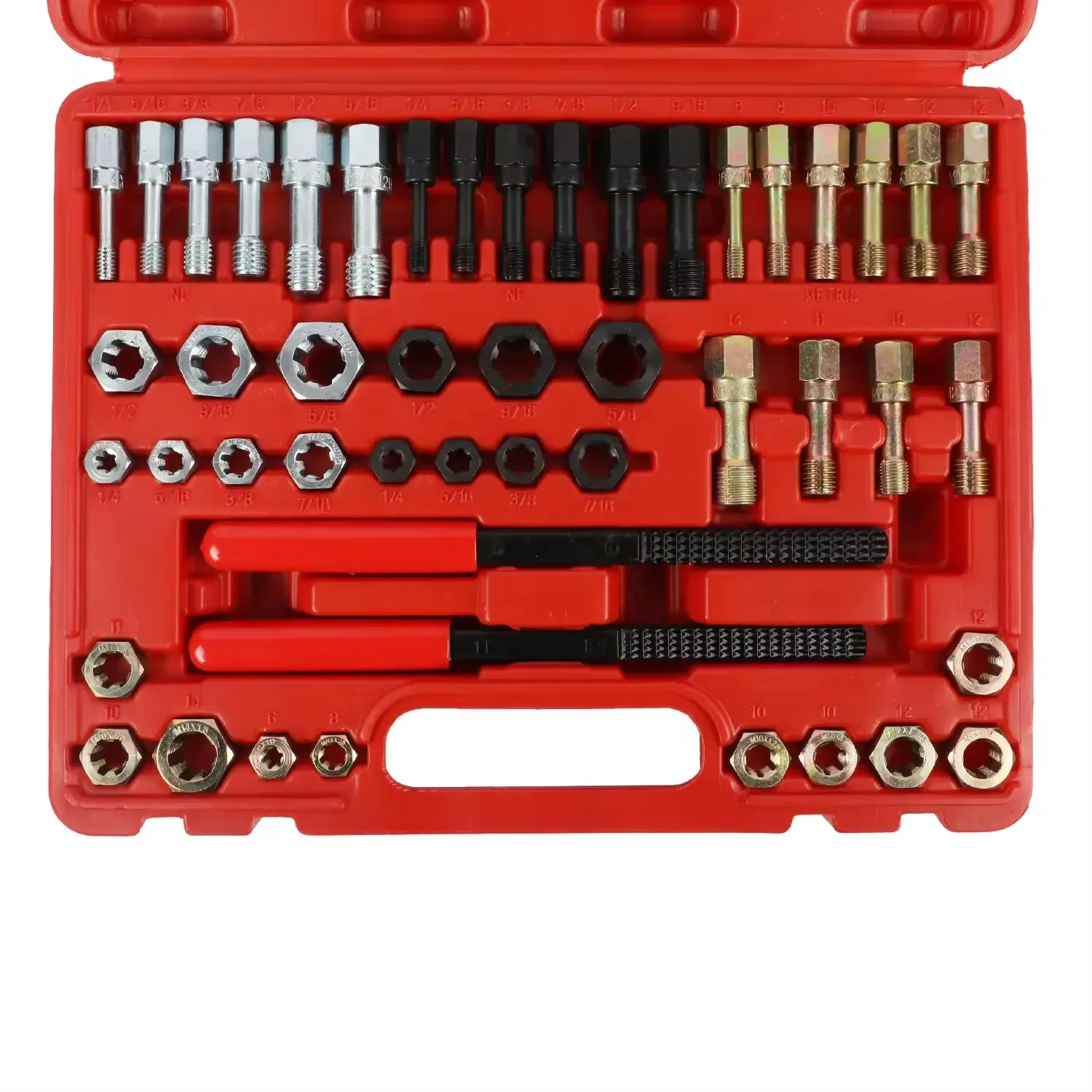 Unc Unf Metric Retreading Anti Rust Restorer 24 Dies 22 Taps 2 Files Detachable Tap Die Chaser Set Thread Repair Tool Kit