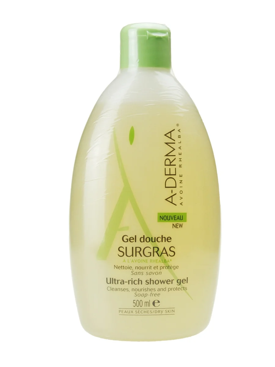 Ducray A-Derma surgras ultra-rich shower gel 500 ml-dry skin hygiene