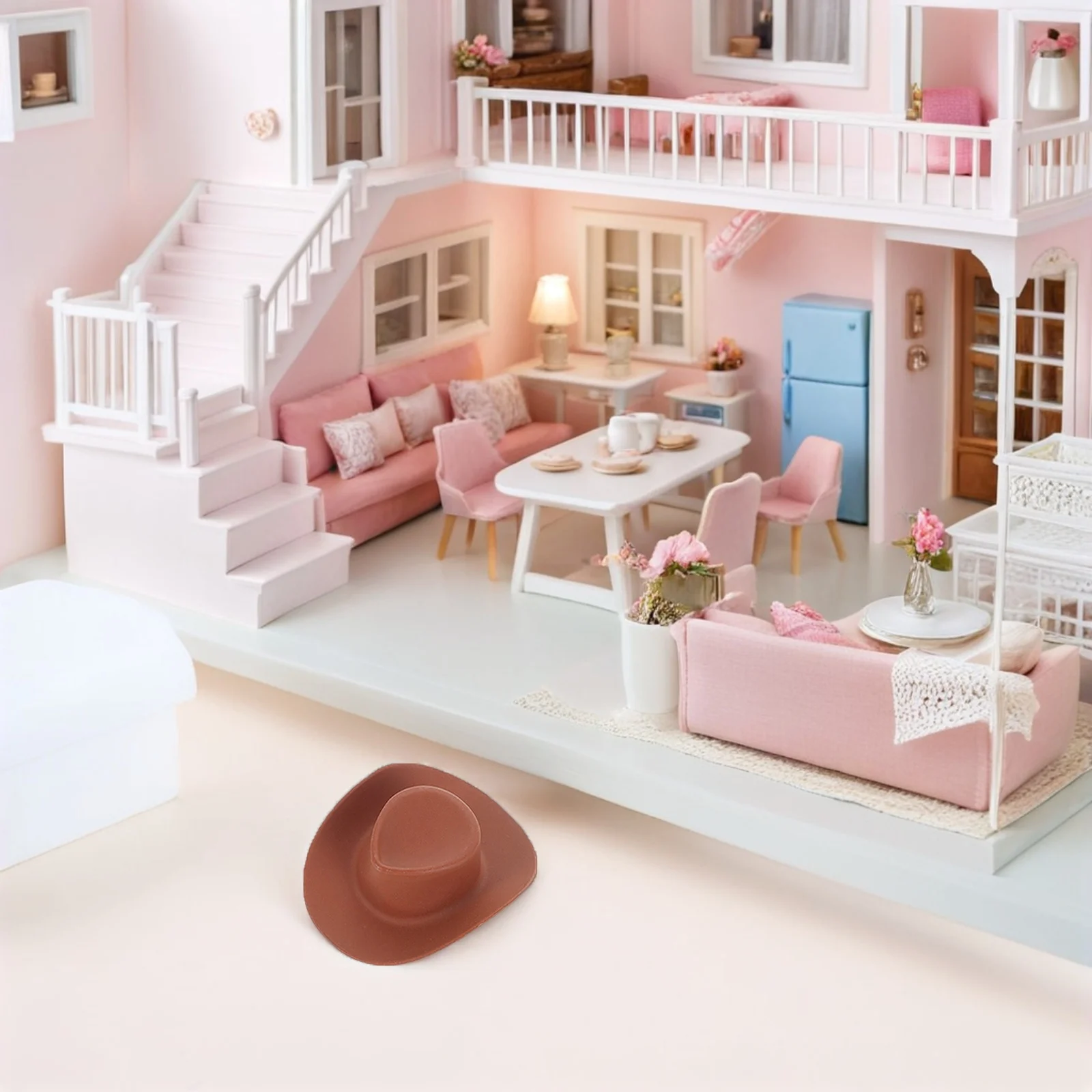 40個 ミニソンブレロ帽子 ミニチュアシーン用 クラフト用品 小さな装飾帽子 DIY ホームデコレーション パーティーの記念品 ギフト バルクパック