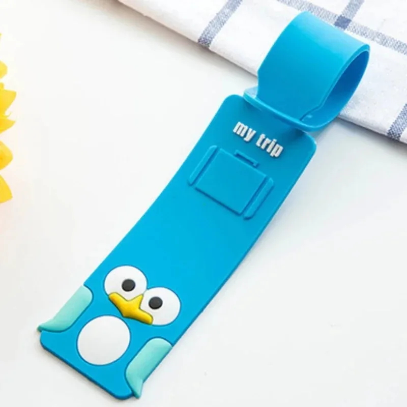 Lovely Silicone Luggage Tag Boarding Pass Luggage Tag Checked Fashion Travel Accessories Cute Luggage Tag Flight