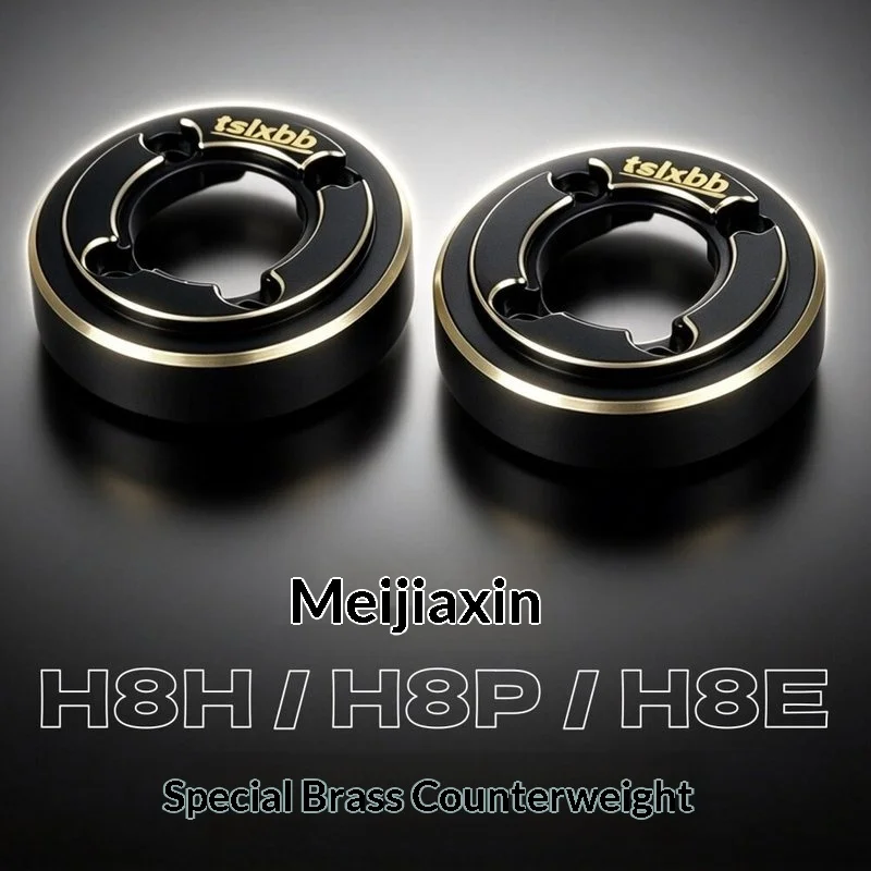 Tslxbb Brass Counterweight For MJX H8H H8P H8E RC Car Upgrade Metal Weight Chassis Armor Replacement Parts
