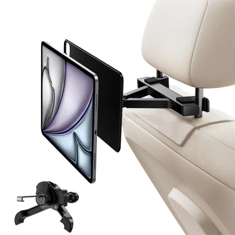 KUXIU X97 MAX Magnetic Car Holder For iPad Pro/iPad Air,Rear Seat Mount for Kids,ipad Car Stand Accessory With 360° Rotatable