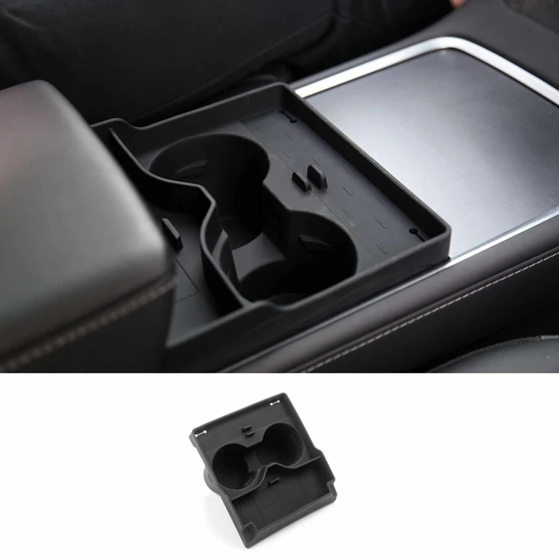 For Tesla Model Y Model 3 2021 2022 2023 Center Console Cup Holder Inserts Limiter Spare Parts Accessories