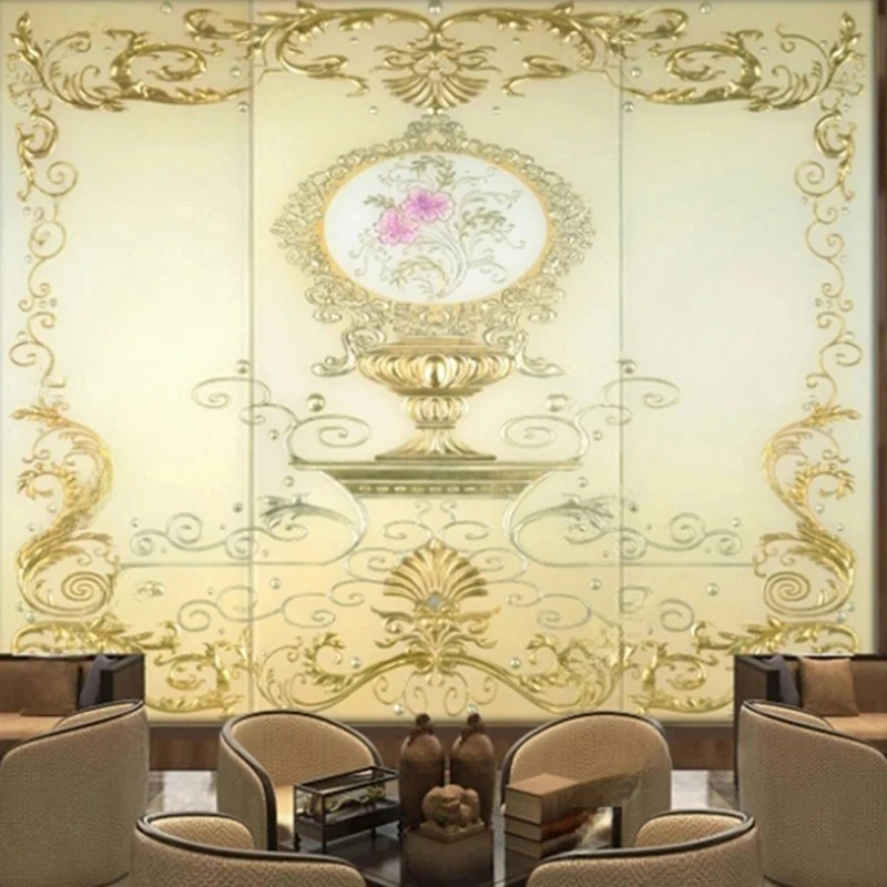 MU7845 Abstract Feather Design Wall Mural Custom Marble Textured Wallpaper Artistic Wall Décor for Elegant Feature Walls