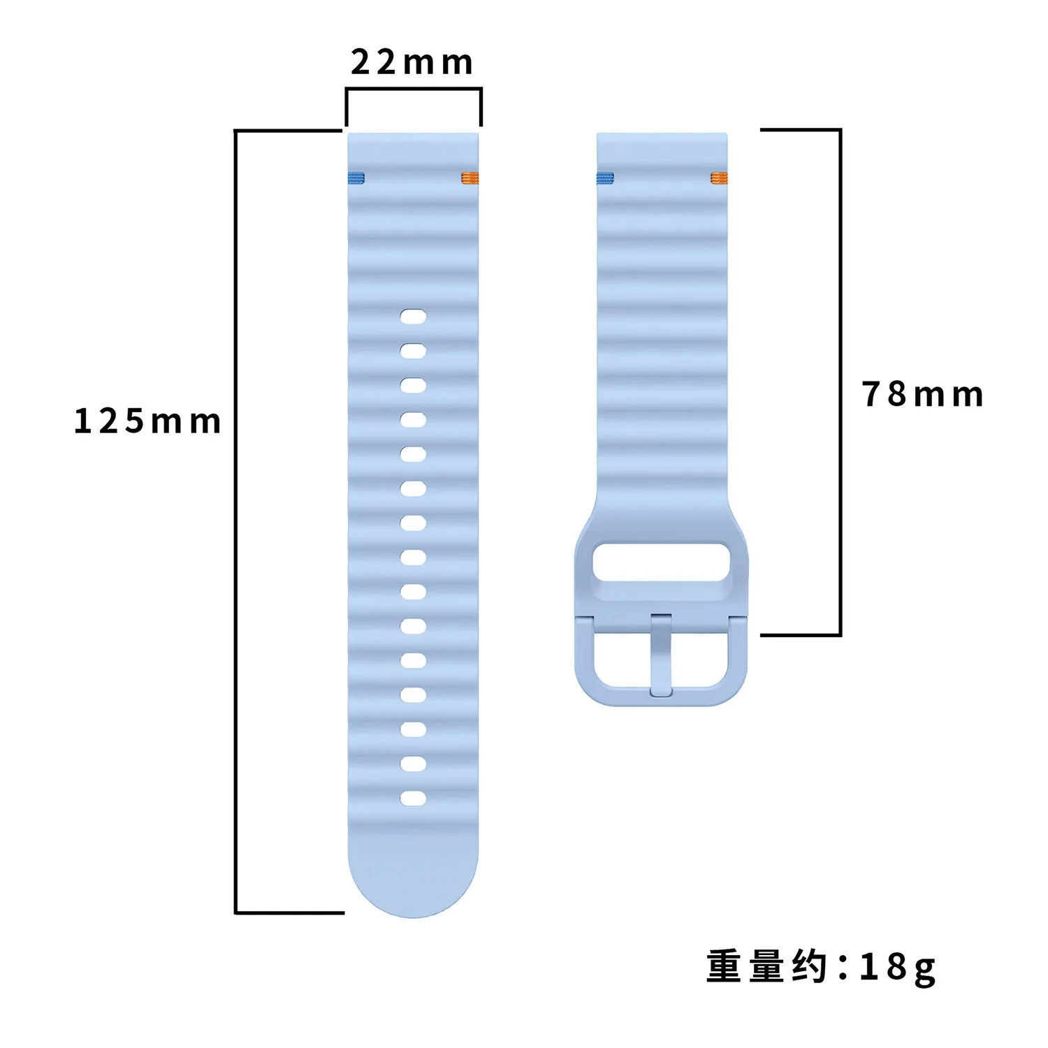 Cinturino da polso in silicone da 22 mm per Xiaomi Watch S1/S3 S1 Active S1/2 Pro cinturino per cinturino Mibro A1/A2/X1/C3