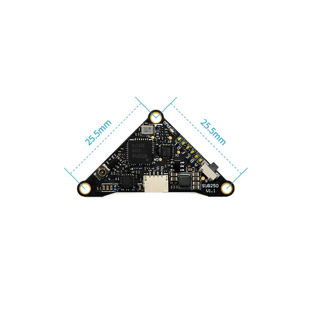 Sub250 Send T400 VTX Video Transmitter 5V 25.5mm*25.5mm M2 for Below 250g Small FPV Drone Accessorie with UFL Antenna Interface