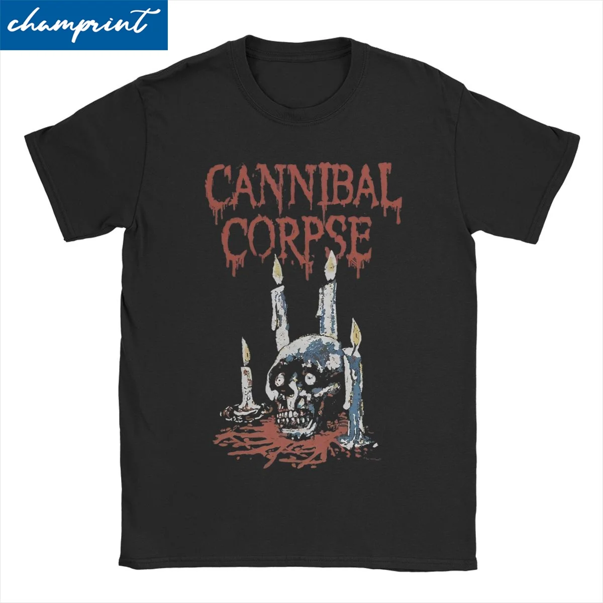 Cannibal Corpse Ritual Candles T-Shirts for Men Women Novelty 100% Cotton Tee Shirt Round Collar T Shirt Plus Size Clothing