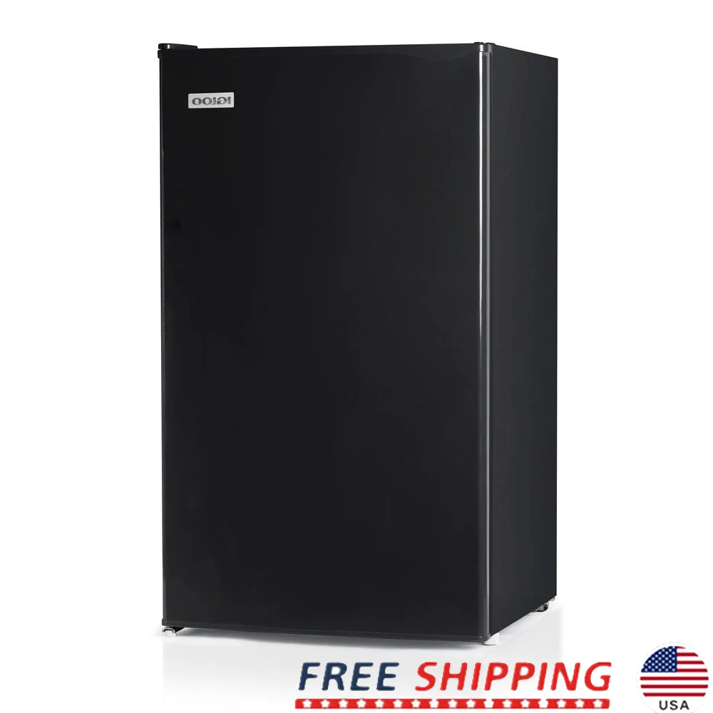 Регулируемые стойки Холодильник с морозильной камерой Комбинированная компактная система охлаждения Ручное разморозка 2-выдвижные стеклянные полки Внутренняя дверь