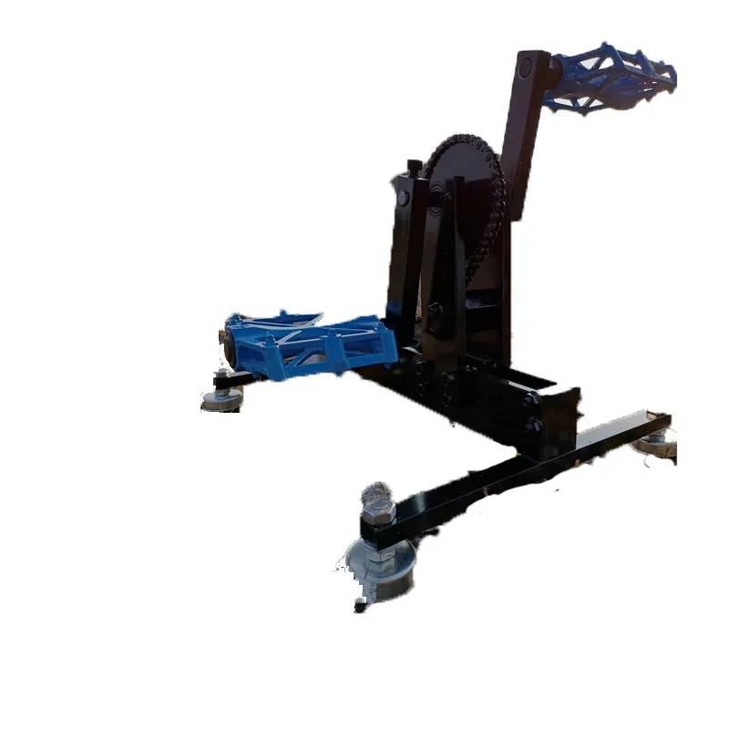 

Portable Foot Pedal Generator Geared Foot Pedal Fitness Aluminum And Plastic Pedals Hand Crank Generator