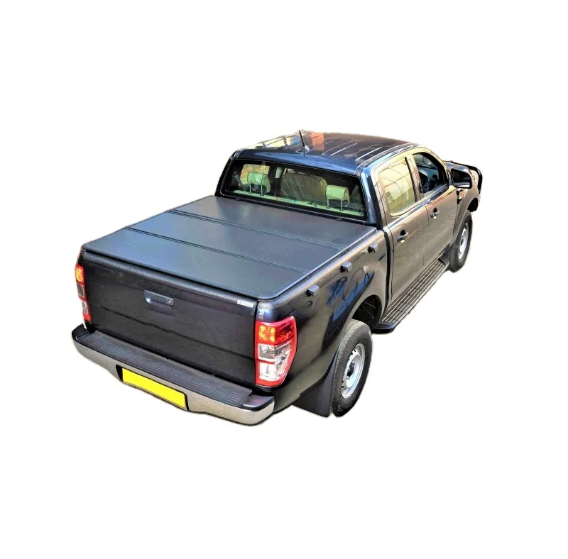 

Pickup Hard folding Aluminium tonneau cover F-150 Raptor truck bed cover for Ford Ranger t6 t7 t8 Wildtrak