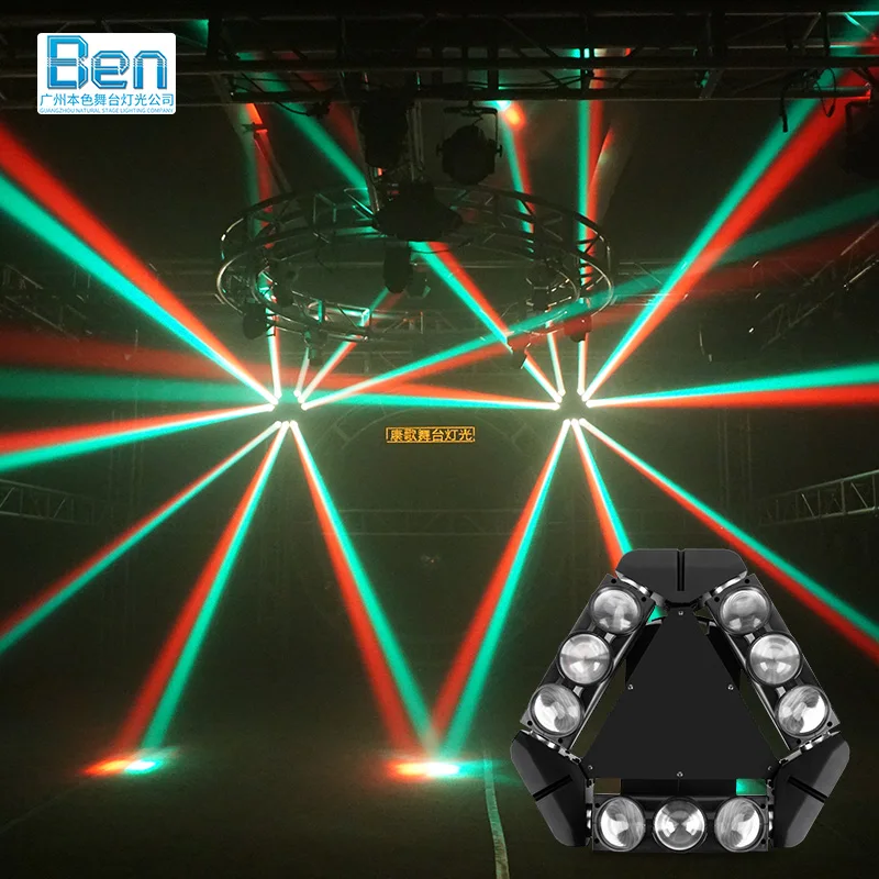 

RGBW LED Spider Moving Head Beam Lights DMX Spider Moving Light 9*12W 4 in 1 Stage Beam Moving Effect for DJ Party Lighting