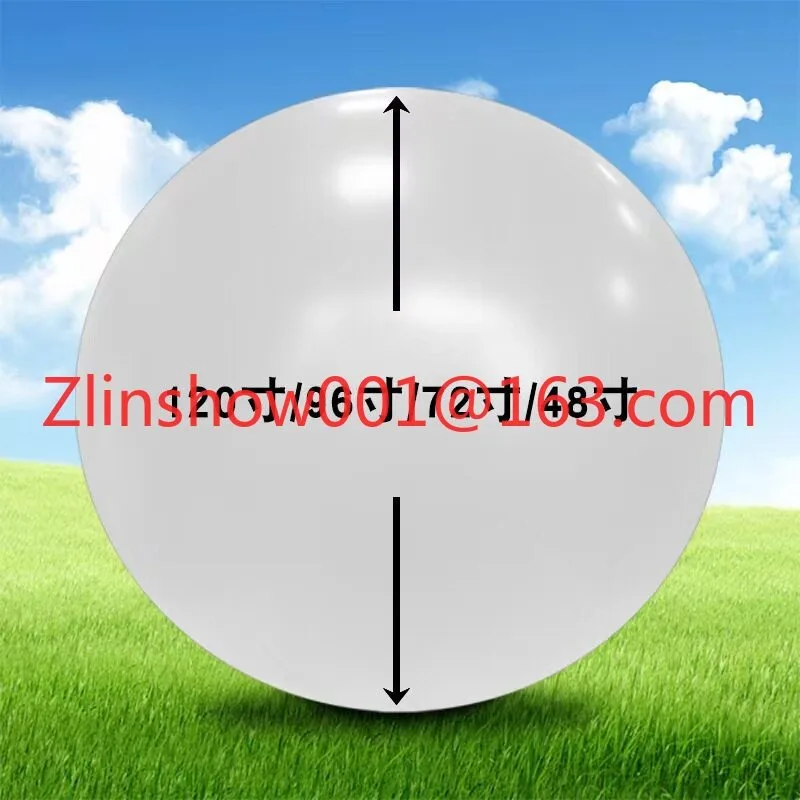 72 inch elastic latex thickened white red black ball floating air ball sounding circular shopping mall event opening big balloon