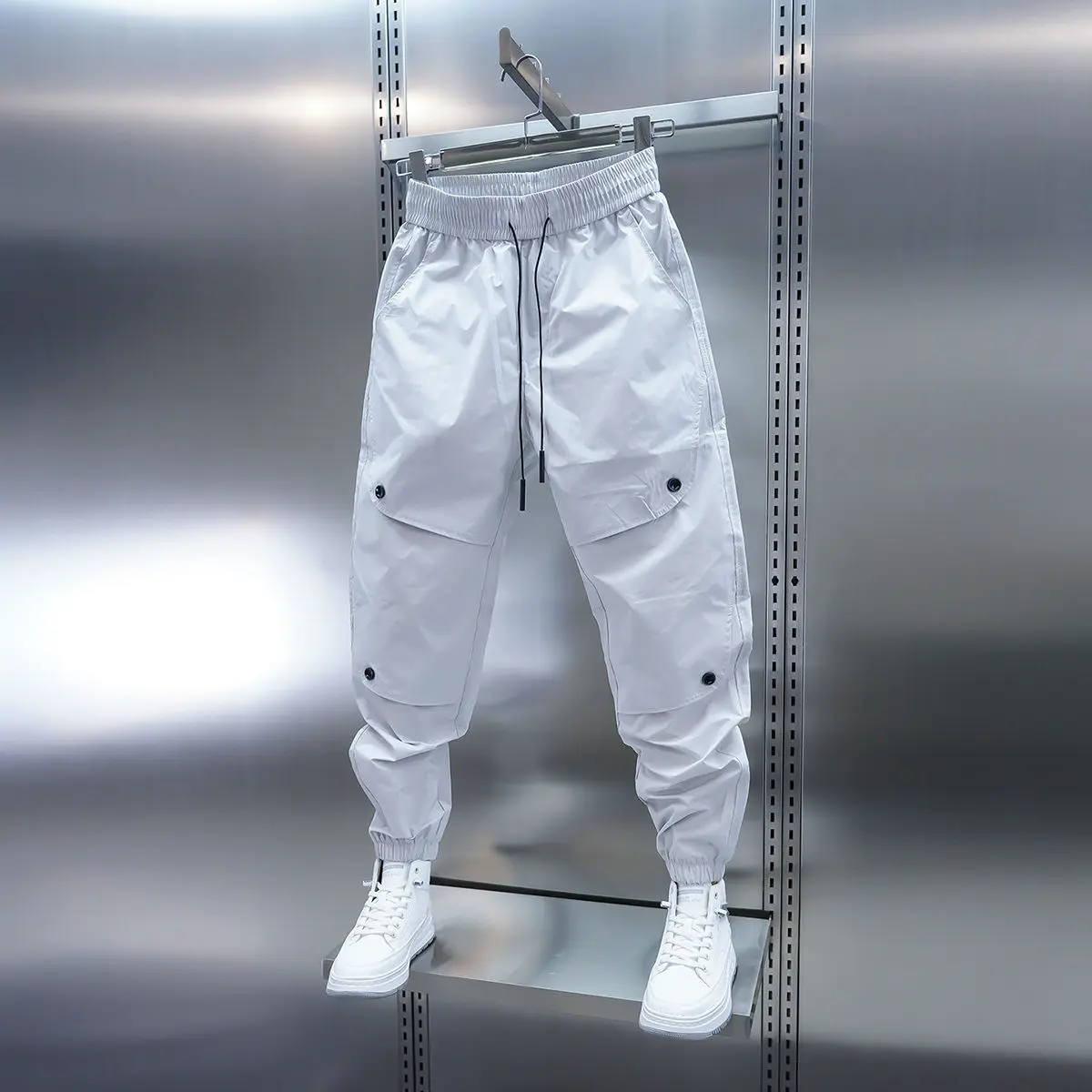 Loose Hip Hop Jogger Sweatpants Outdoor Casual Pants Thin Quick Dry Breathable Trousers High Quality Luxury Brand Men clothing