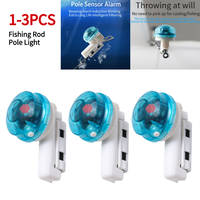 Fishing Electronic Rod Light Universal Fish Bite Alarms Light Antiskid Fishing Rod Light Induction Accessories Outdoor Supplies