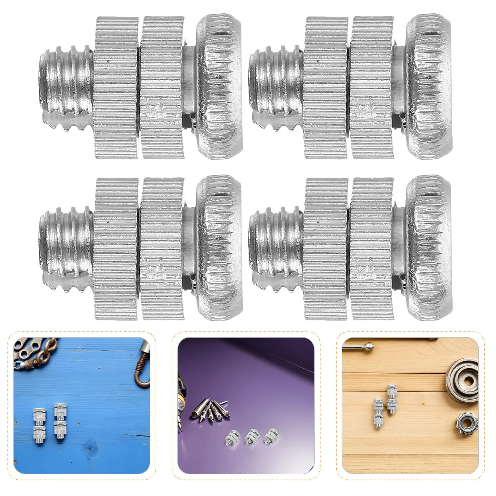 

16Pcs Electronic Fence Wire Connector Aluminum Alloy Split Bolt Clamps for High Voltage Fencing Farm Garden Electric Rope