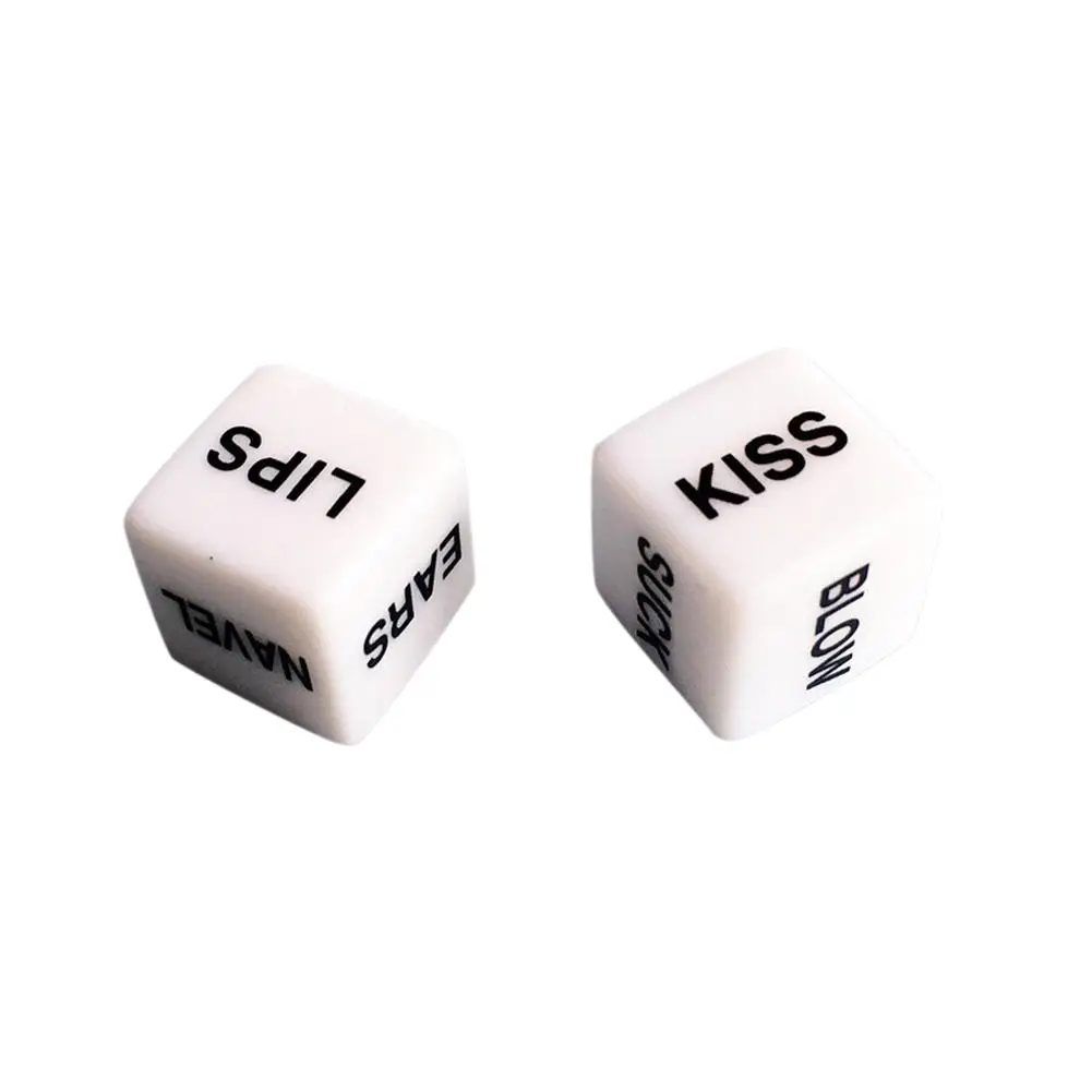 1 paar Glow In The Dark Love Dice - Romantische koppelspellen voor volwassenen - Leuk feestbordspel met lichtgevende dobbelstenen voor koppels H3y5