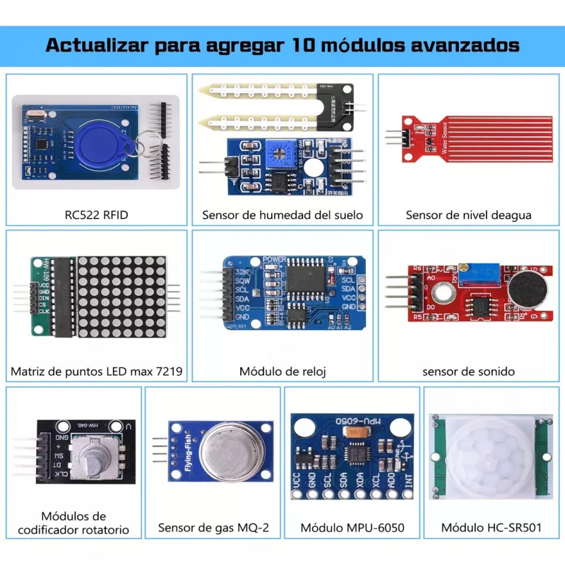 Kit RFID Ultimate modelo 2025, Maker Kit UNO R3 Oficial, Super Placa de Desenvolvimento