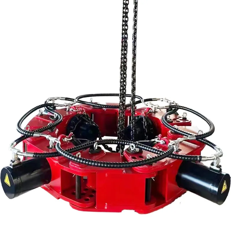 Hydraulic Pile Breaker Excavator Mounted Round/Square Concrete Pile Head Cutter For Foundation Bridge Construction Works