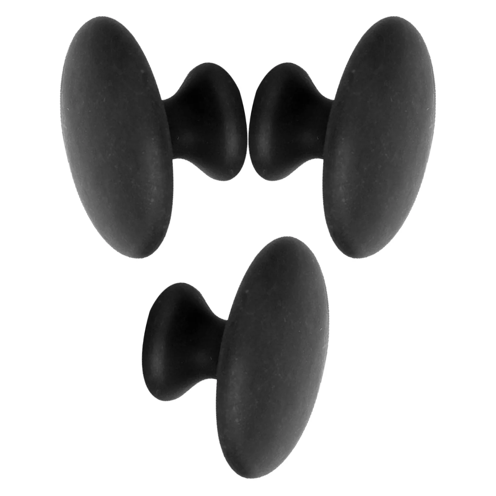 

3pcs Natural Gua Sha Scraping Massage Tool Mushroom Shape Healing Head Arm Leg Pain Relief Smooth Skin Artisan Crafted