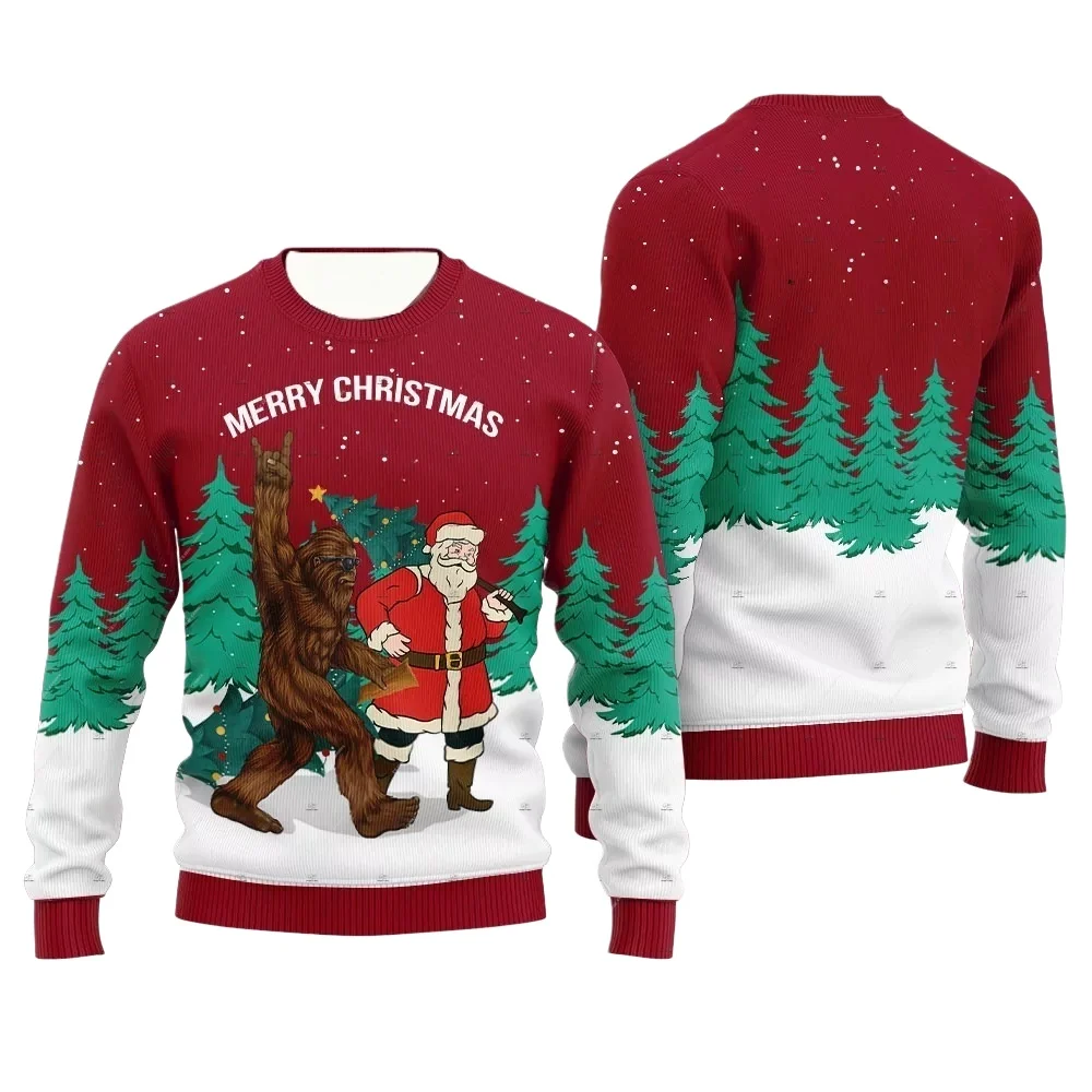 Fashion Beer Ugly Christmas Sweater for Women Clothes Hip Hop Bar Party Men Sweatshirts Casual Male Pullovers Beers Tracksuit