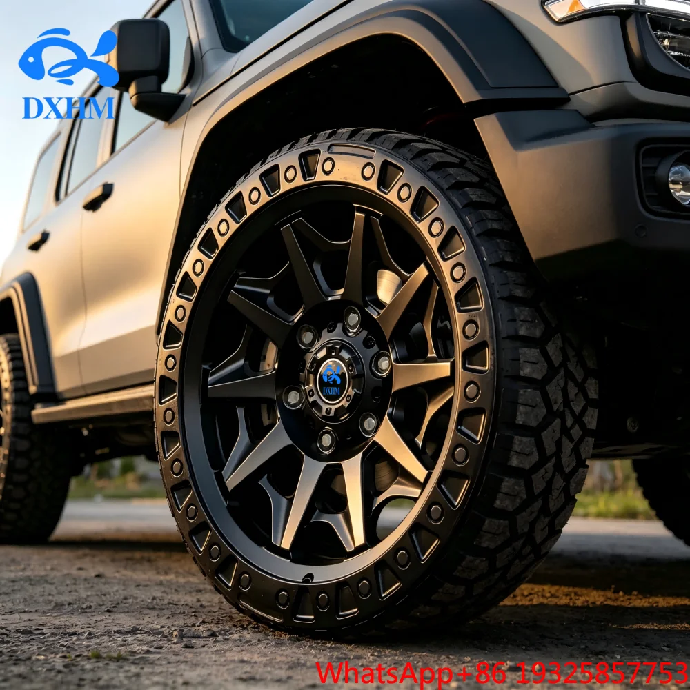 Forged Alloy Beadlock Wheels 5X114.3 5X130 6x139.7 Rim 16 17 18 Inch Custom Wheels Off-road Rims for M340i