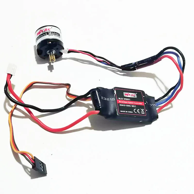 Wholesale MJX F46 F46B RC Helicopter Spare Parts Brushless motor with ESC set