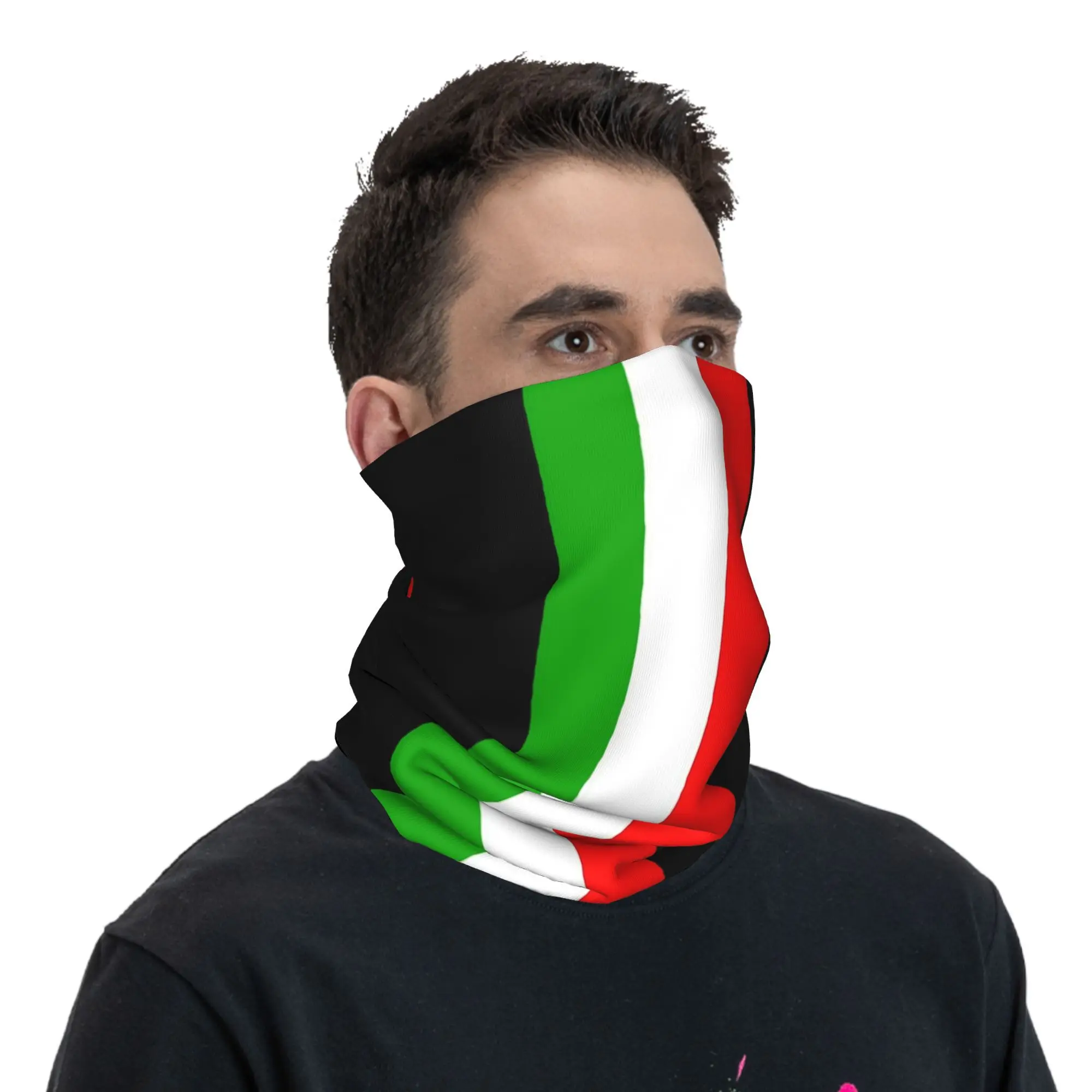 

Винтажная бандана с флагом Италии, автомобиль, итальянская гордость, гетры с принтом, шарф, многофункциональная повязка на голову для езды на велосипеде для мужчин, женщин, взрослых