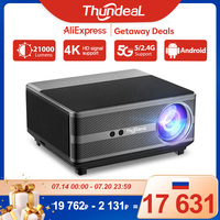 ThundeaL Full HD 1080P Projector TD98W for 2K 4K Video Audio WiFi Android Home Theater TD98 Cinema Beam Projector PK DLP Beamer