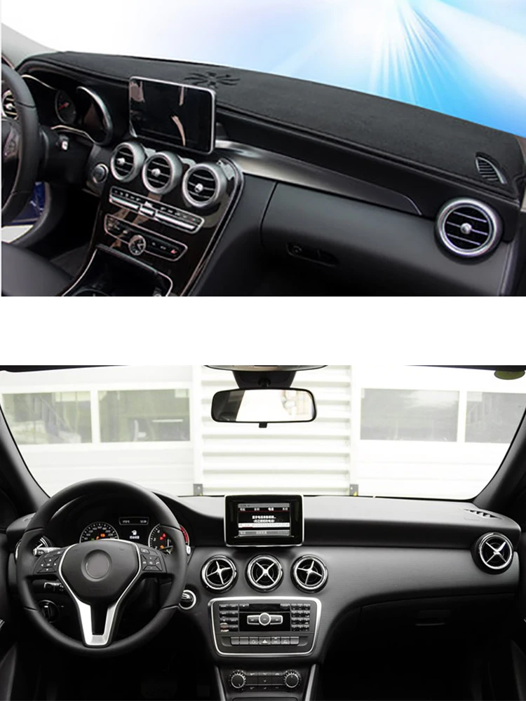 For 2013-19 Benz CLA 250 200 180 260 220 C117 X117 W117 Dashmat Dashboard Cover Instrument Panel Insulation Sunscreen Pad