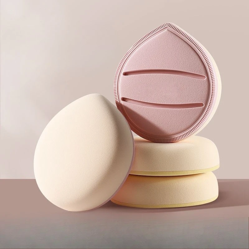 Super grosso maquiagem puff macio waterdrop cosméticos puff almofada de ar corretivo fundação maquiagem esponja ferramenta beleza molhado seco dupla utilização