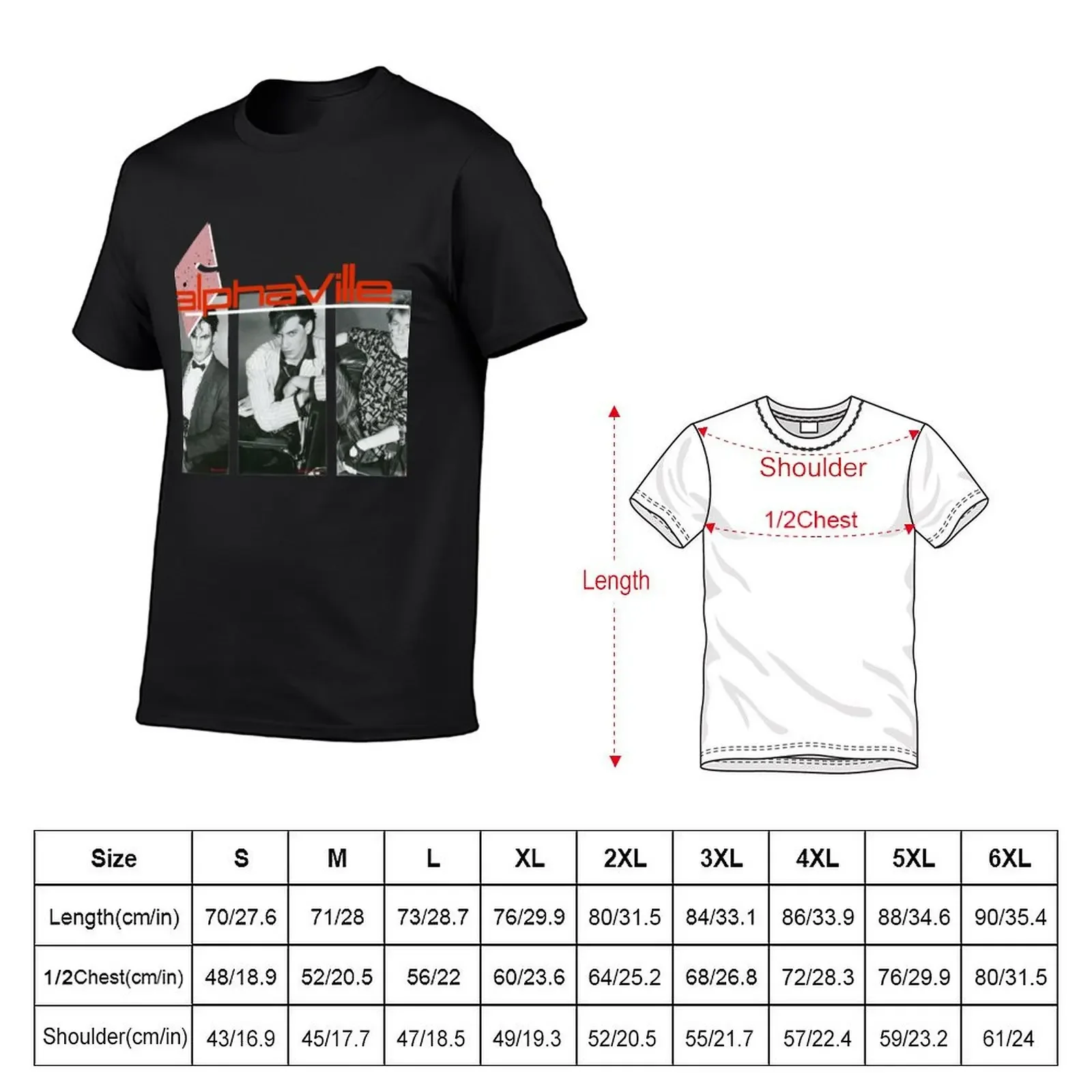 Alphaville T-Shirt baggy shirts rapper graphic tees anime boys whites black t shirts for men