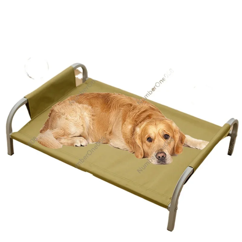 

Dog Camp Bed Ground Bed Moisture-Proof Pet Cat Medium and Large Kennel Removable and Washable Summer