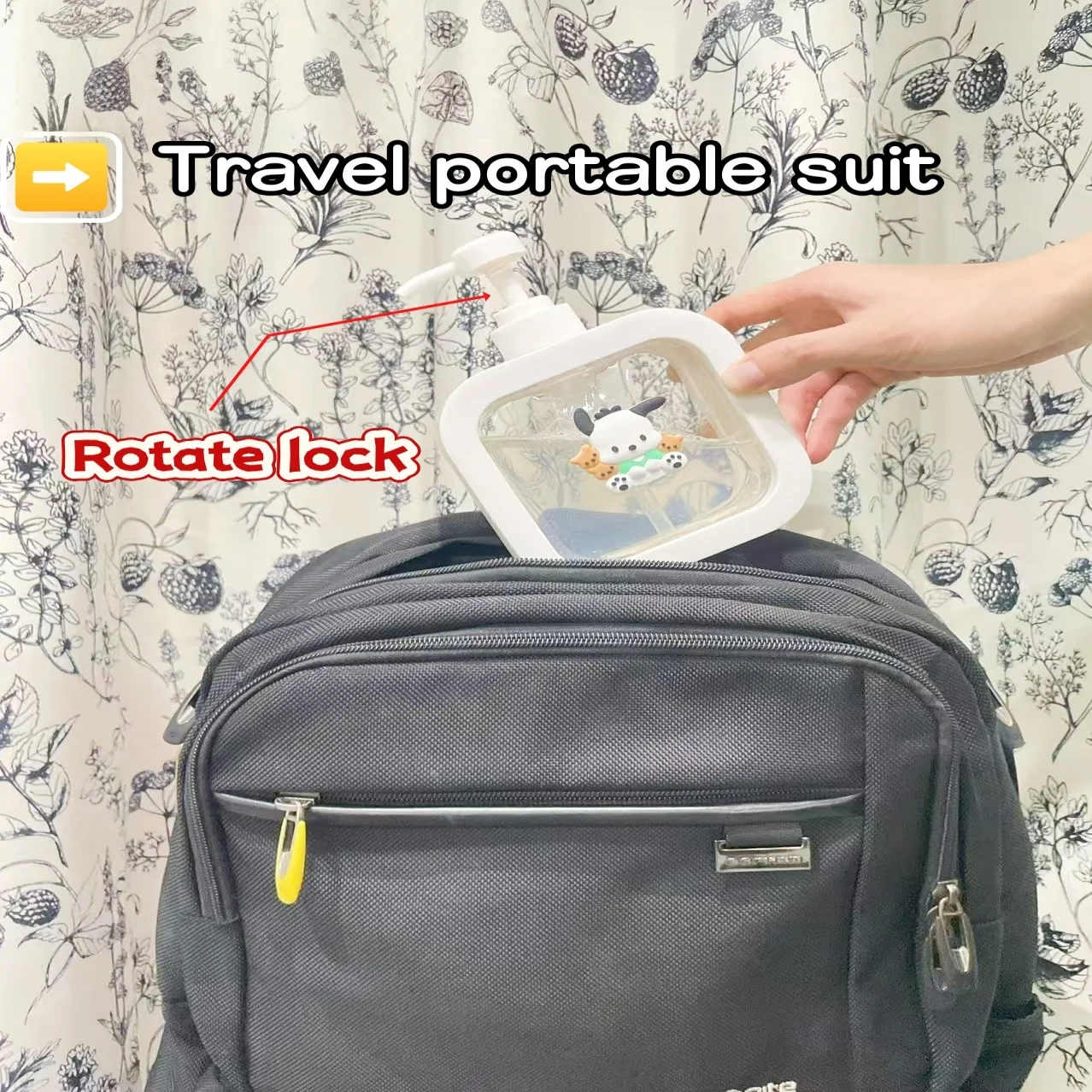 

Sanrios 500Ml Large Capacity Soap Dispenser Kitchen Hand Soap Shampoo Shower Gel Dish Soap Bottle Press Type Storage Bottle