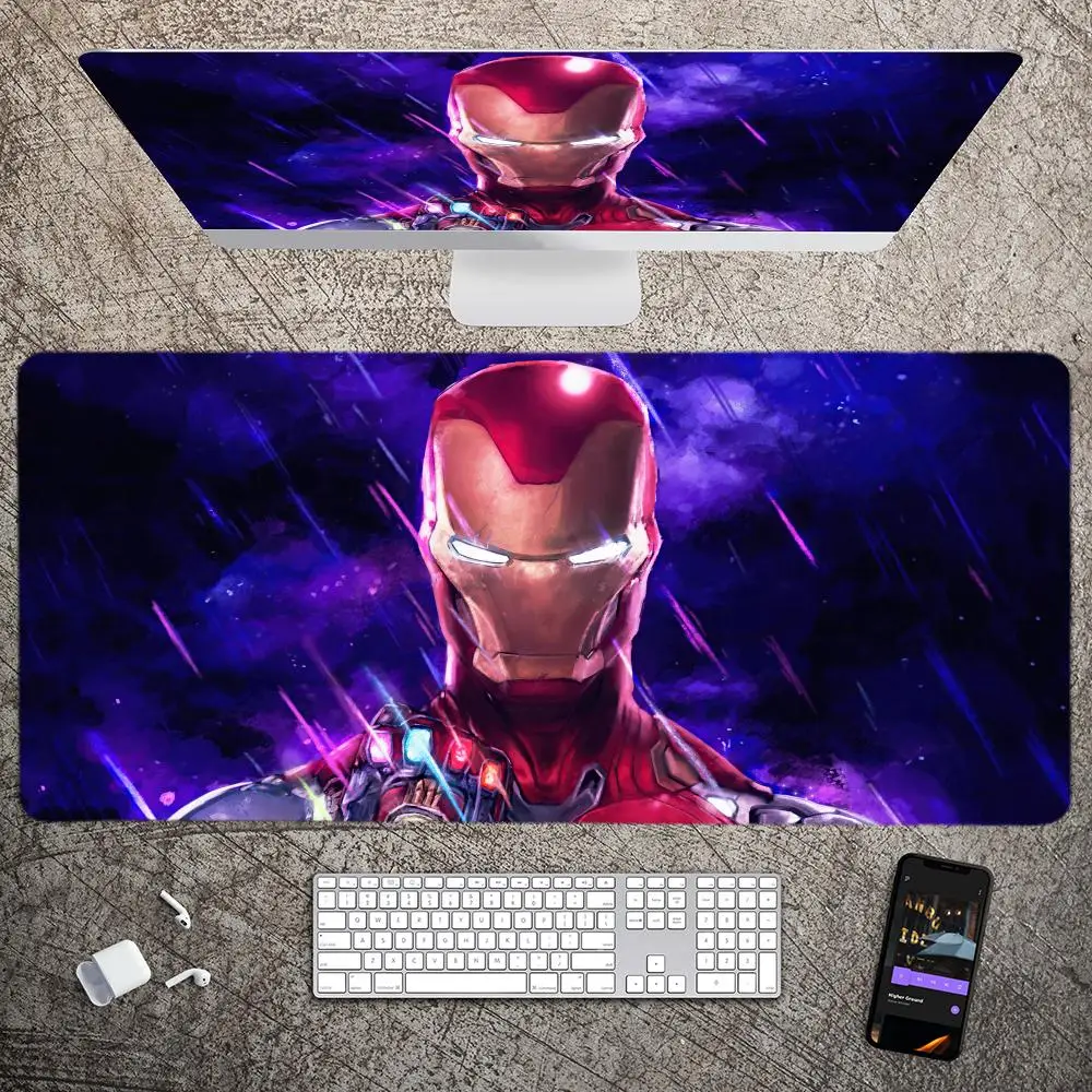 Beliebtes Super Game Mousepad, großes Gaming-Mauspad, LockEdge, verdickter Computer, I-Iron M-Mans, Tastatur, Tisch, Schreibtischunterlage