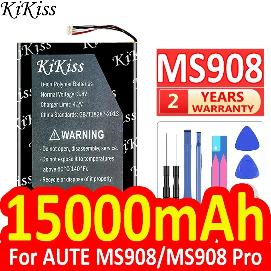 15000mAh KiKiss Powerful Battery For AUTE MS908/MS908S Pro