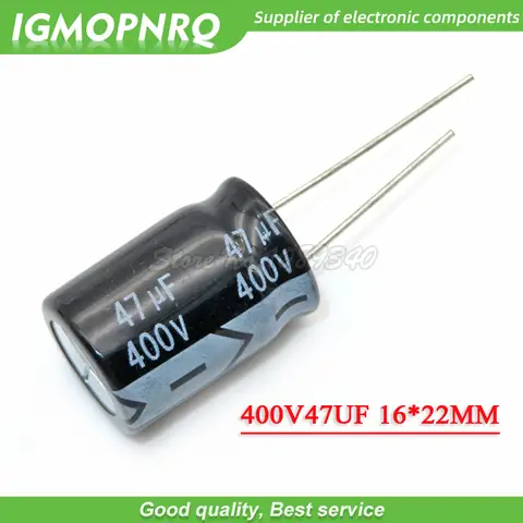 Electrolytic Capacitors 47V400V 5pcs IGMOPNRQ