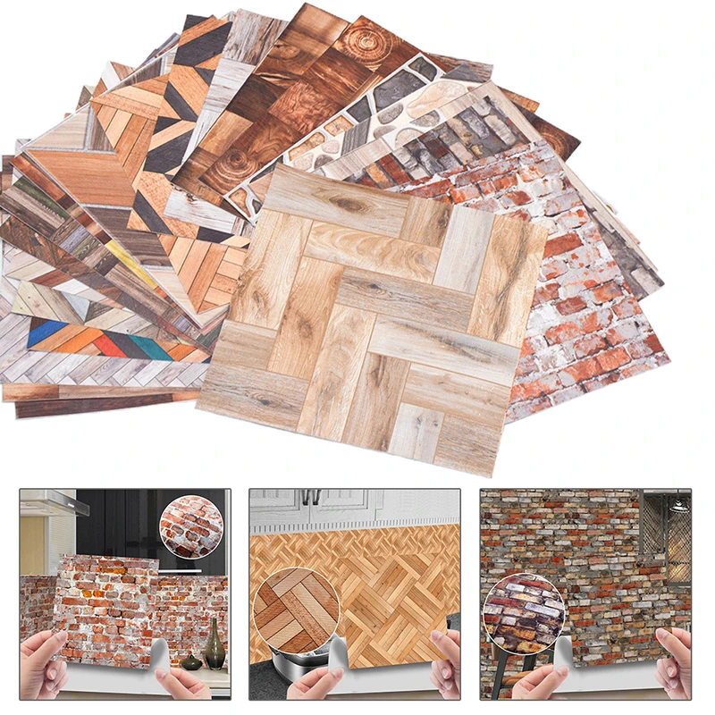 1 szt. 1:12 Miniaturowe płytki podłogowe z motywem ziarna do domku dla lalek, naklejka, dekoracja łazienki, salonu, zabawka, akcesoria do domku dla lalek