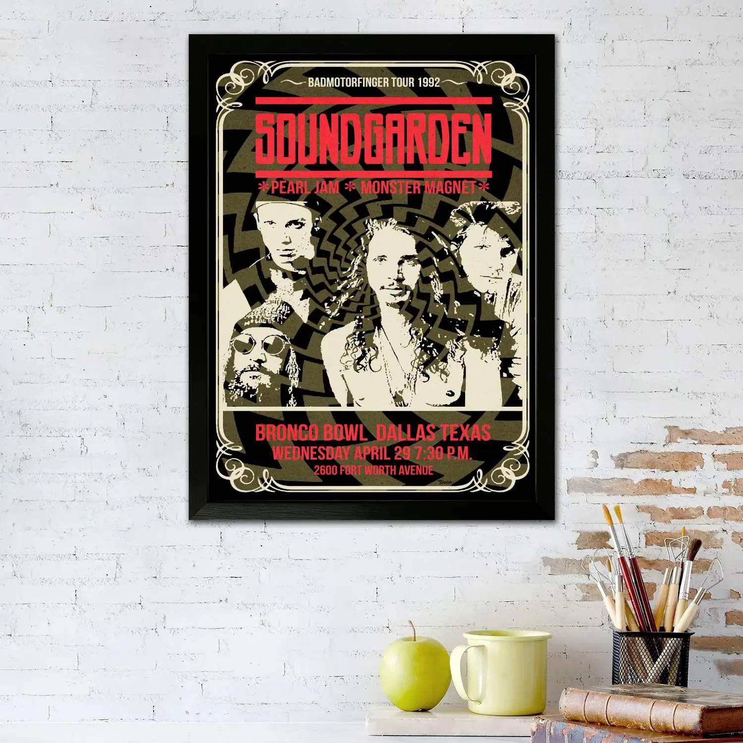 soundgarden Canvas Art Poster, Wall Art, Picture Print, Modern Family, Bedroom Decor, Posters,Decorative painting