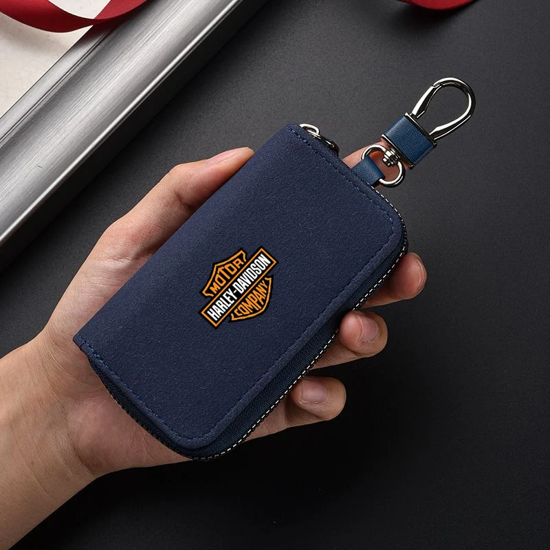Мотоциклетная сумка для ключей, чехол для карт, кошелек для монет для Harley Davidson Softail Sportster VRSC Touring X48 883 1200, Street Glide