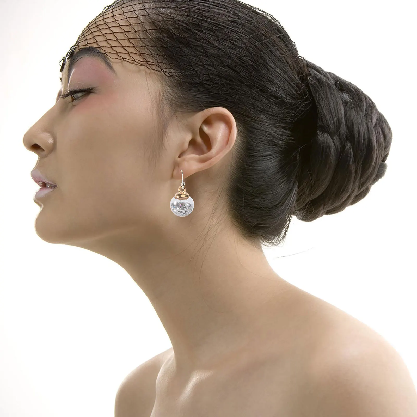 

30Pcs Star Sequined Glass Balls Lightweight DIY Handmade Jewelry Accessories Pendant Earring Keychain Decor Glass Ball Decor