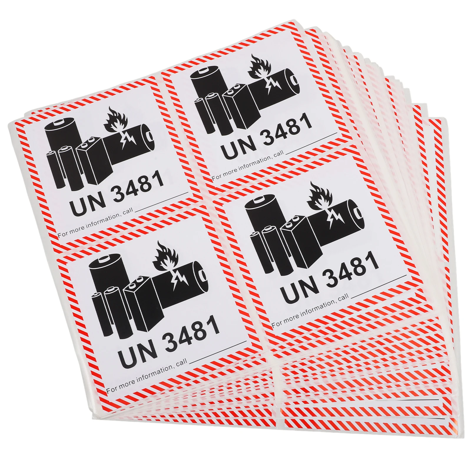 

100pcs Labels Stickers Transport Shipping Warning Fire Safety Waterproof Adhesive Design Practical Material High