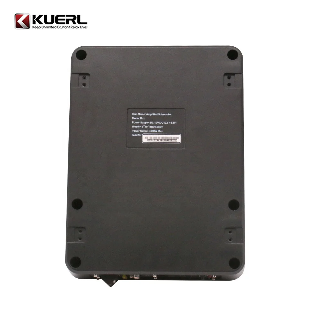 Kuerl factory price 8 inch car subwoofer audio flat subwoofer high power underseat car subwoofer